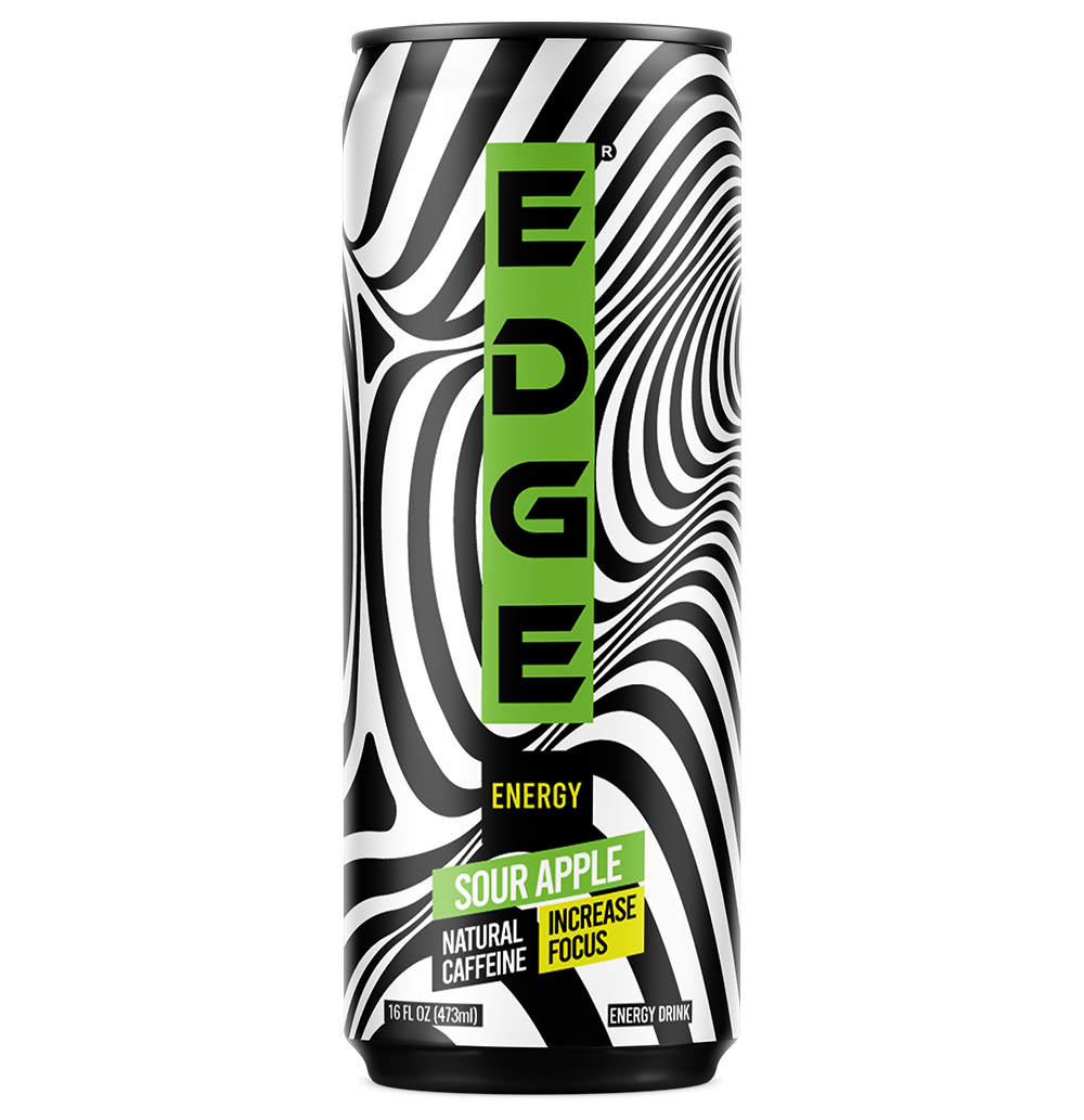 Edge Energy Drink | Sour Apple 16 oz | 12 Pack