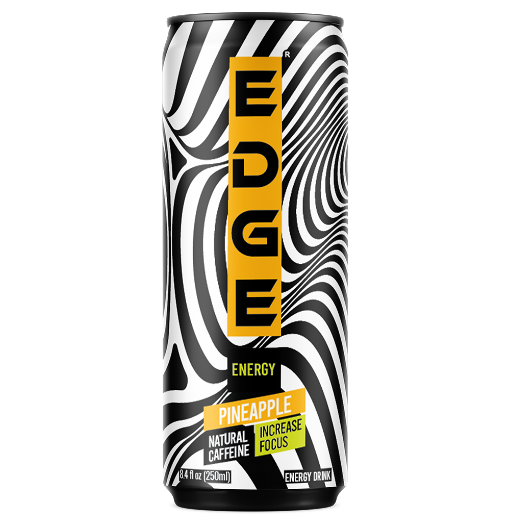 Edge Energy Drink | Pine Apple 8.4 oz | 12 Pack