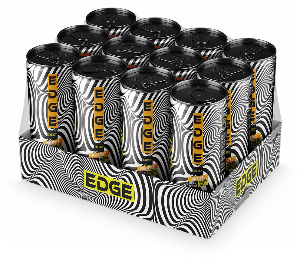 Edge Energy Drink | Pine Apple 8.4 oz | 12 Pack