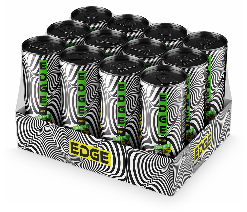 Edge Energy Drink | Sour Apple 8.4 oz | 12 Pack