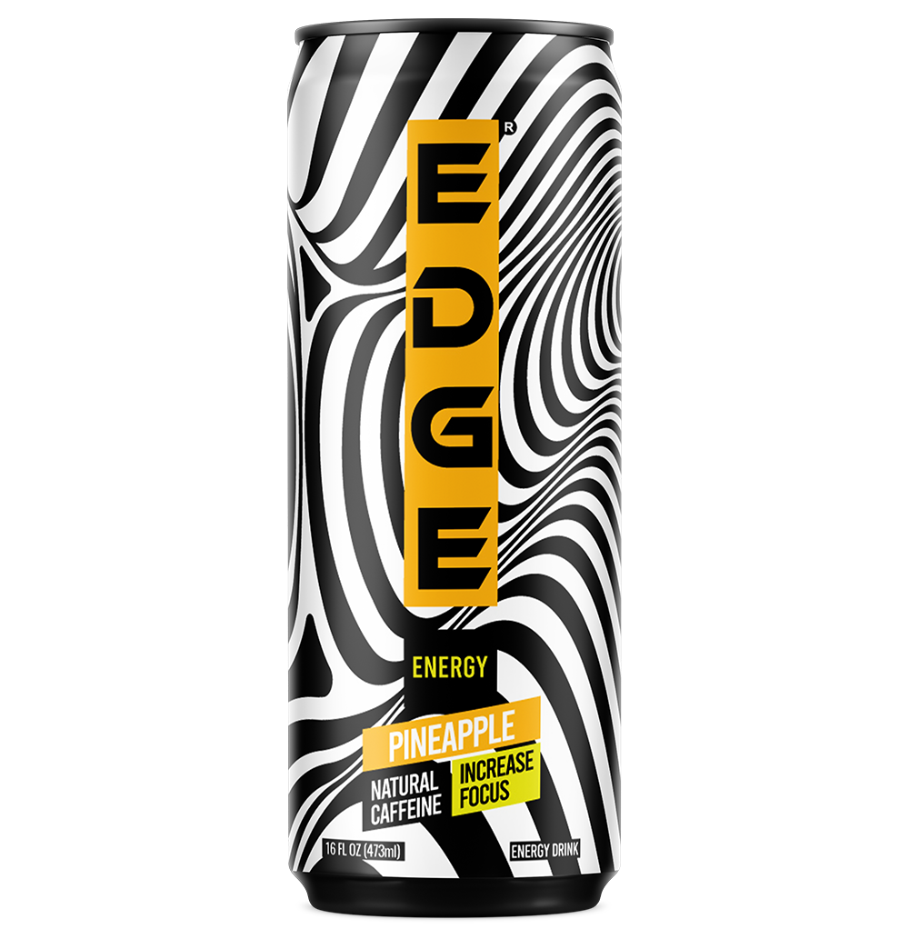Edge Energy Drink | Pine Apple 16 oz | 12 Pack