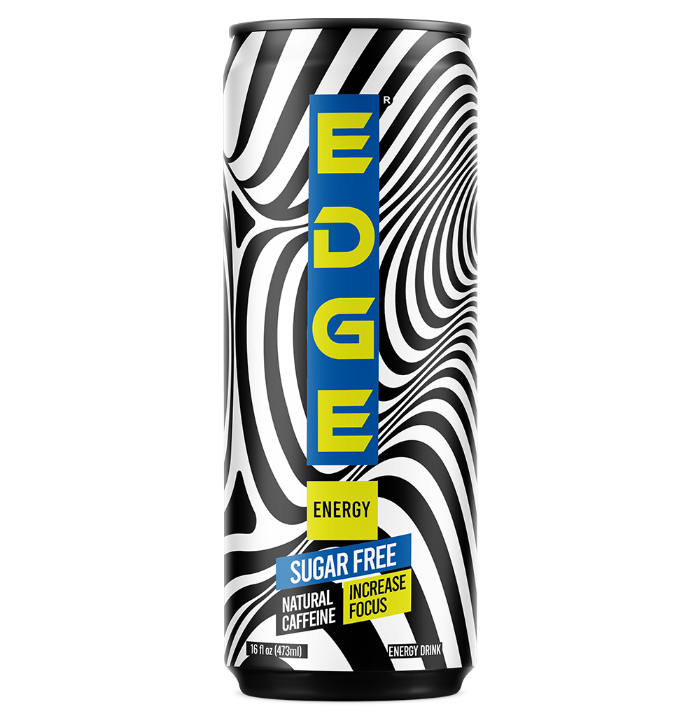Edge Energy Drink | Zero Sugar 16 oz | 12 Pack